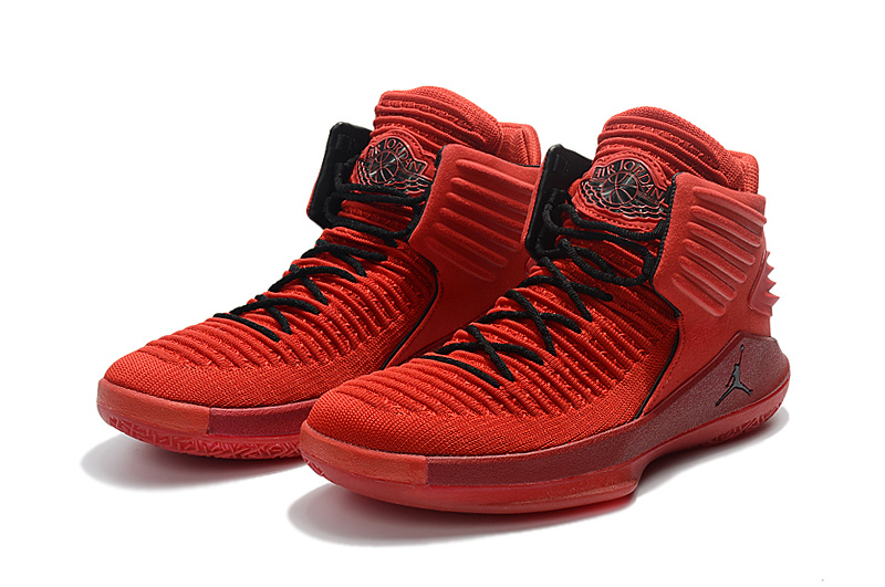 2018 Women Air Jordan 32 All Red Black